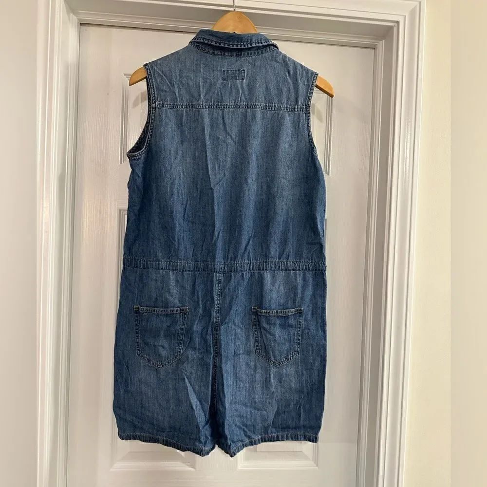 Universal Thread Goods Denim Romper Shorts size small - Picture 3 of 5